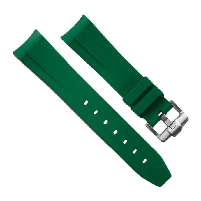 Bracelet Caoutchouc Rubber B Pour Rolex Datejust - Modèle M141 Noir - Neuf Avec étiquettes
