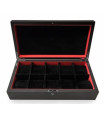 KronoKeeper black ash watch box for 10 watches