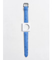 Camille Fournet strap Oostrich lapis lazuli