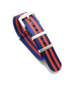 Seat Belt Nato - Bleu/Rouge