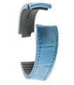 R-Strap Bracelet Aligator pour Rolex - Bleu clair