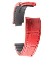 R-Strap Bracelet Aligator pour Rolex - Rouge