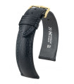 Camelgrain Hirsch Watch Strap Black