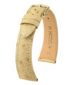 Massai Ostrich Hirsch watch strap Beige