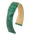 Massai Ostrich Hirsch watch strap Green