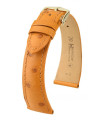 Massai Ostrich Hirsch watch strap Honey