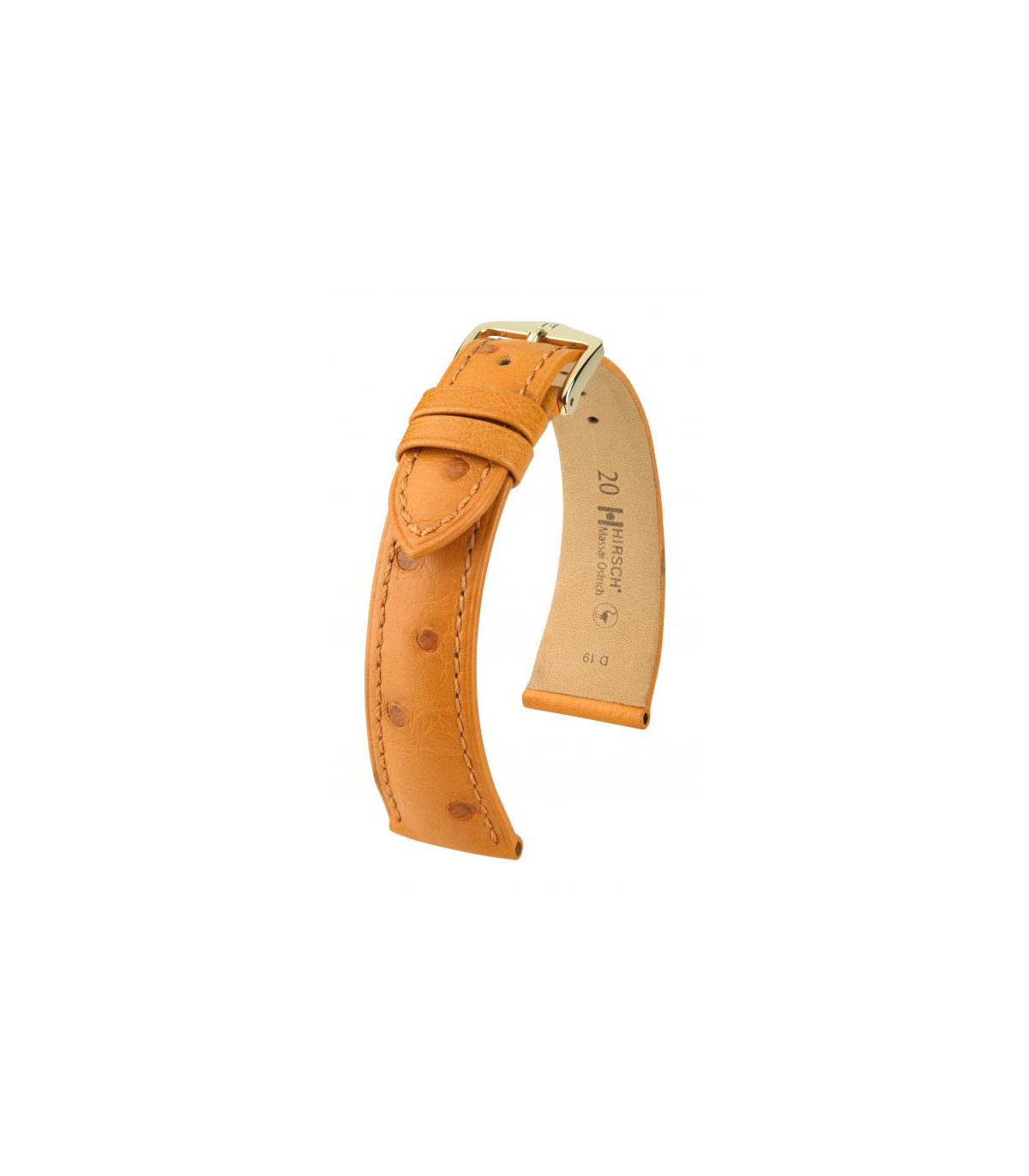 Watch Strap Massai Ostrich Hirsch