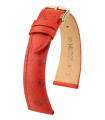 Massai Ostrich Hirsch watch strap Red