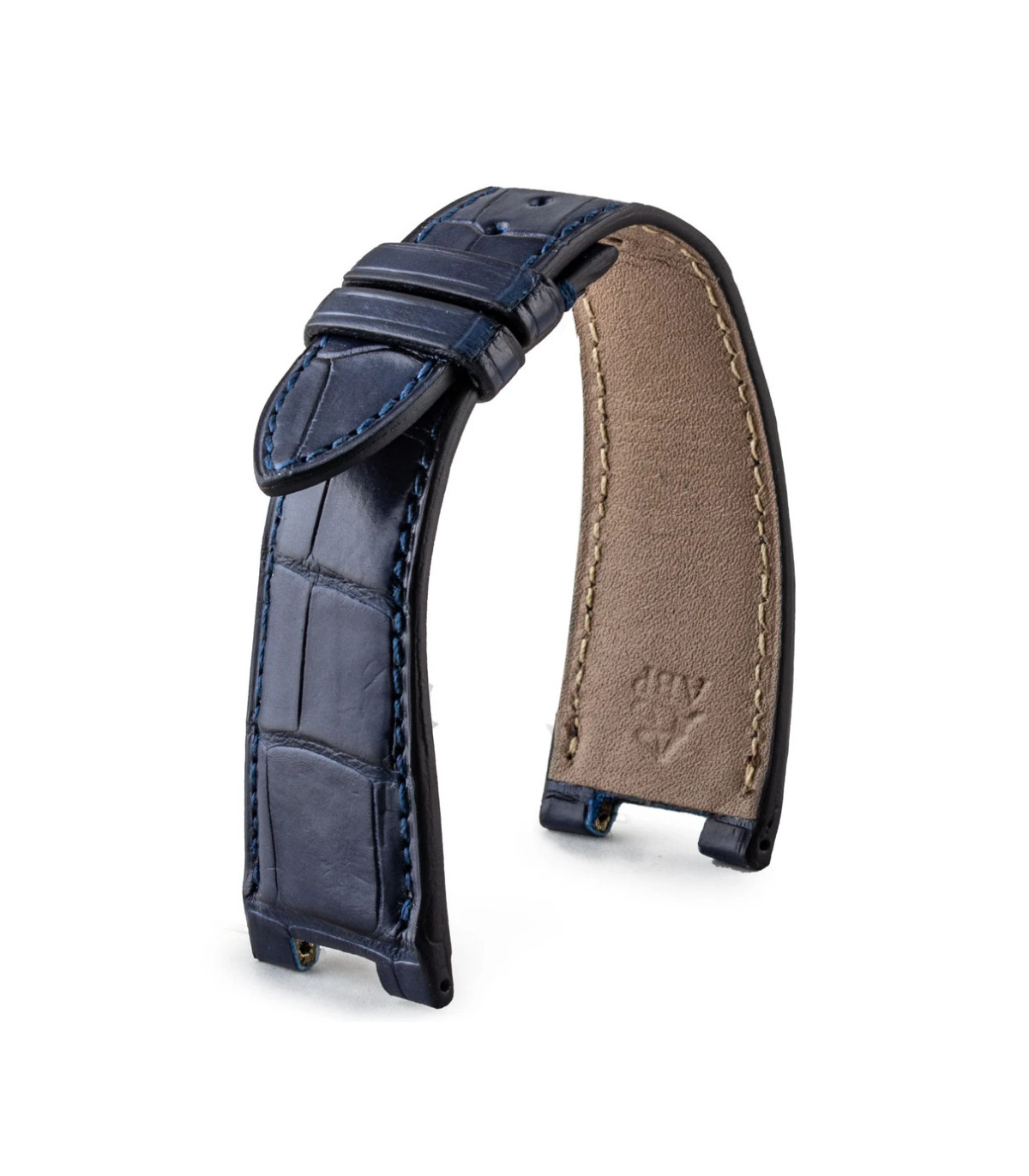 Patek Nautilus Alligator Strap by ABP Blue