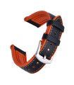 KronoKeeper Jules Rubber Strap Orange/Black