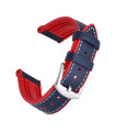 KronoKeeper Jules Rubber Strap - Red/Black