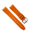 Bracelet RubberB M106CD Orange avec boucle