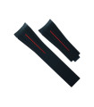 Rubber B strap M103 Black/red