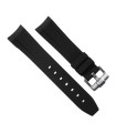 Rubber B strap M113 Black with buckle