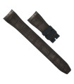 Rubber B strap Alligator SwimSkin for IWC Big pilot - Espresso Brown