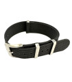 Bracelet NATO nervuré KronoKeeper - Noir