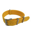 KronoKeeper ribbed nato strap - Yellow