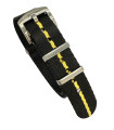 Seat Belt Nato - Noir/Jaune