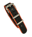 Seat Belt Nato - Noir/Orange