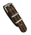 Seat Belt Nato - Noir/Rouge/Kakhi