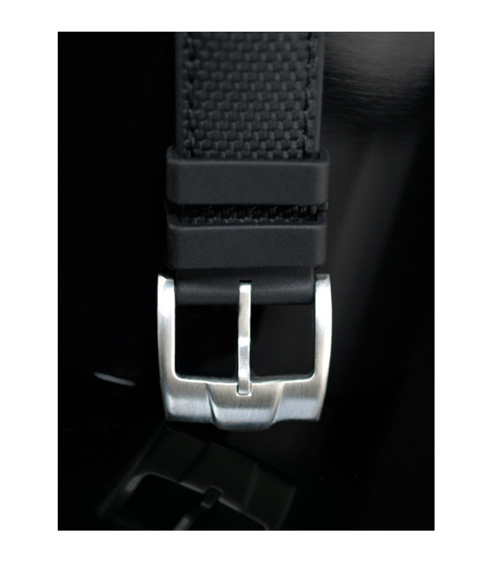 Rubber B: Stainless Steel Tang Buckle in 18mm for the Rubber B Classic  series Royal Oak 41mm and 39mm strap.