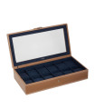 Le Tanneur - Watchbox for 12 watches in leather with glass