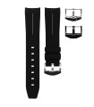 Horus Corsa Rubber Strap For Omega X Swatch Moonswatch BK/GPT