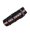 BRACELET NATO PREMIUM PVD - Noir/Gris/Orange