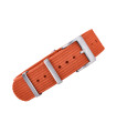 KronoKeeper ribbed nato strap - Orange