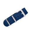 Bracelet NATO nervuré KronoKeeper - Bleu