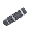 KronoKeeper ribbed nato strap - Grey