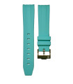 Bracelet Caoutchouc pour Omega MoonSwatch - Cyan