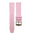 Bracelet Caoutchouc pour Omega MoonSwatch -couleur rose