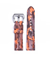 Bracelet KronoKeeper Camouflage Caoutchouc - Orange