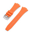 Bracelet en caoutchouc pour Tissot PRX - Orange