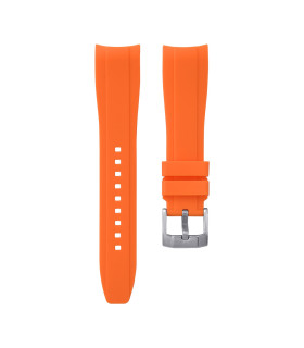 KronoKeeper intégré Bracelet en caoutchouc - Orange