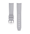 Bracelet caoutchouc texturé pour Omega MoonSwatch - - Gris