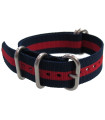 NATO ZULU EXTREME STRAP Blue/Red