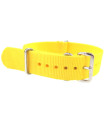 Bracelet nylon NATO Jaune