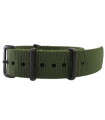 Bracelet NATO nylon vert PVD