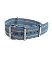 Bracelet nylon NATO Bleu clair/Sable