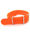 Bracelet nylon NATO Orange Fluo