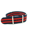 Watch NATO strap Blue/Red