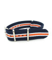 Watch NATO strap blue/white/orange