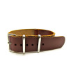 Camel leather Nato strap 