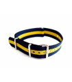 Watch NATO strap Blue/Yellow