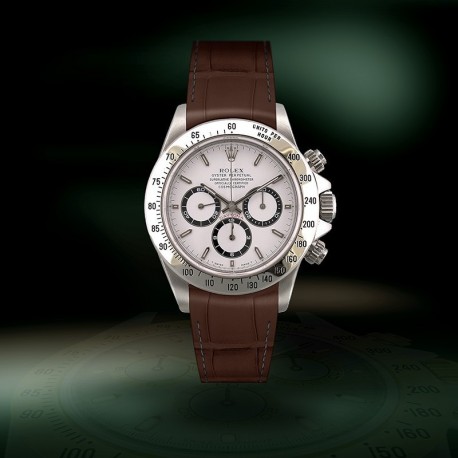 rolex leather