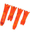 Horus Bracelet Camouflage Rubber pour Audemars Piguet 42mm orange