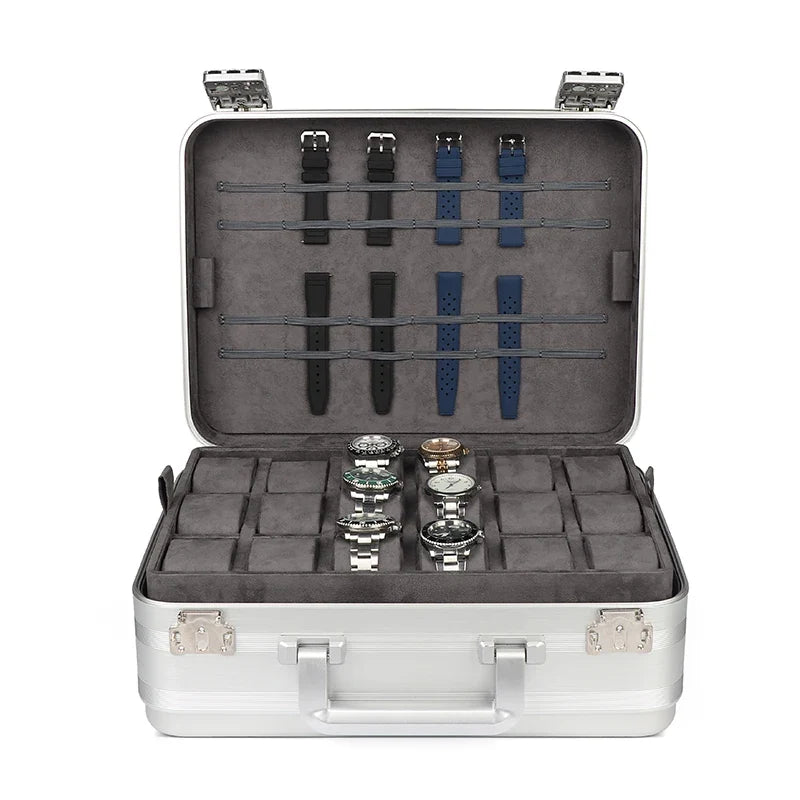Valise à montres en aluminium KronoKeeper pour 48 montres