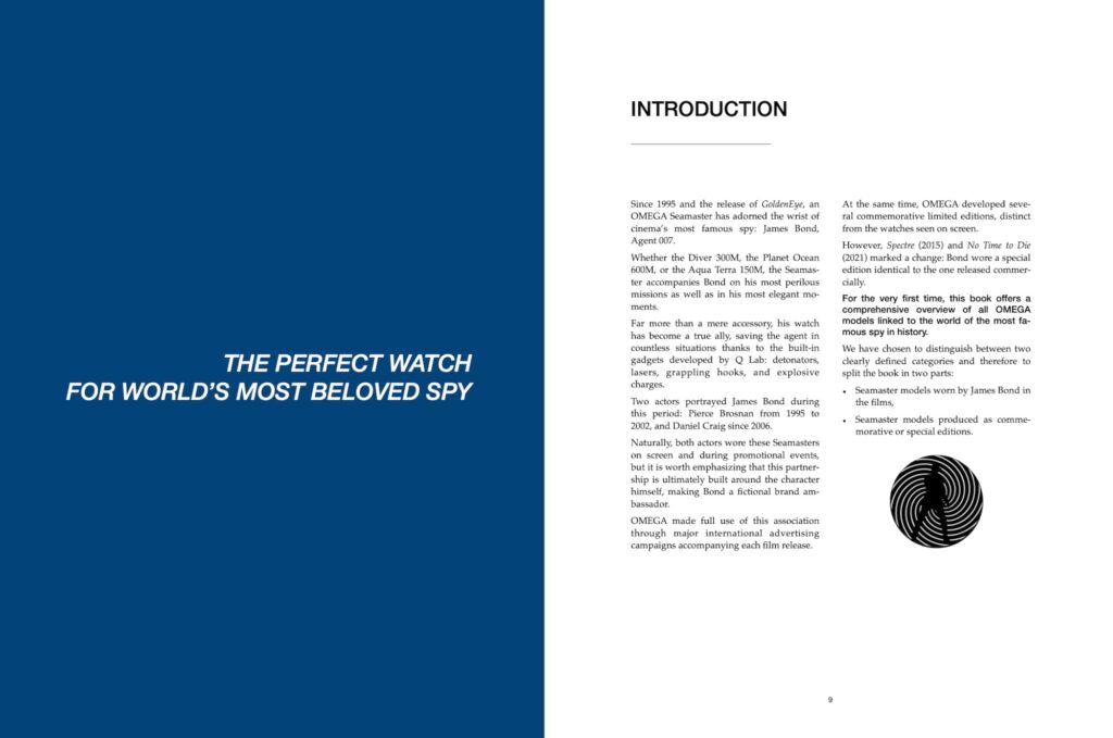 Livre 007 Only – Watchfid Collectibles – extrait 1